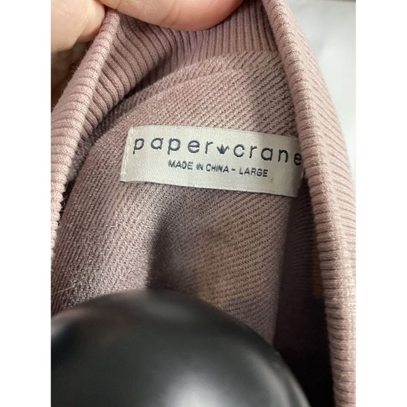 Paper Crane Women’s Color Block Bomber Jacket Size Large - Picture 3 of 10